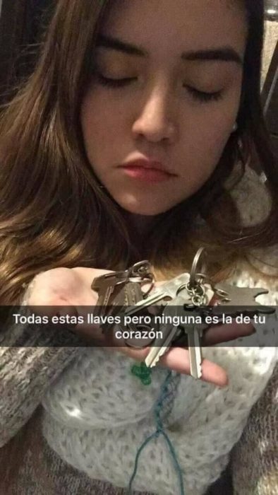 Historias Snapchat - tantas llaves