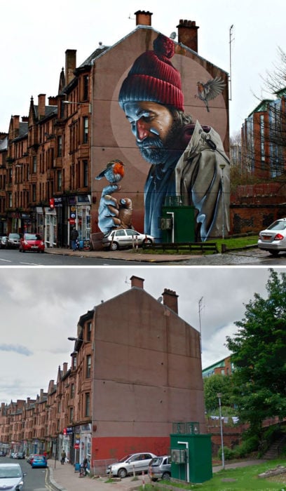 Mural Fotorealístico - Glasgow, Escocia