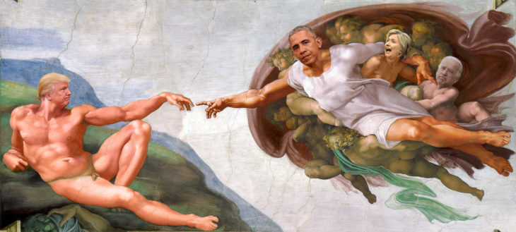 trump y obama photoshop la creación de miguel ángel