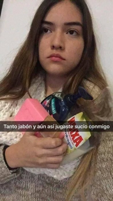 Historias Snapchat - tanto jabón