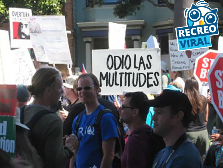 cartel de odio las multitudes