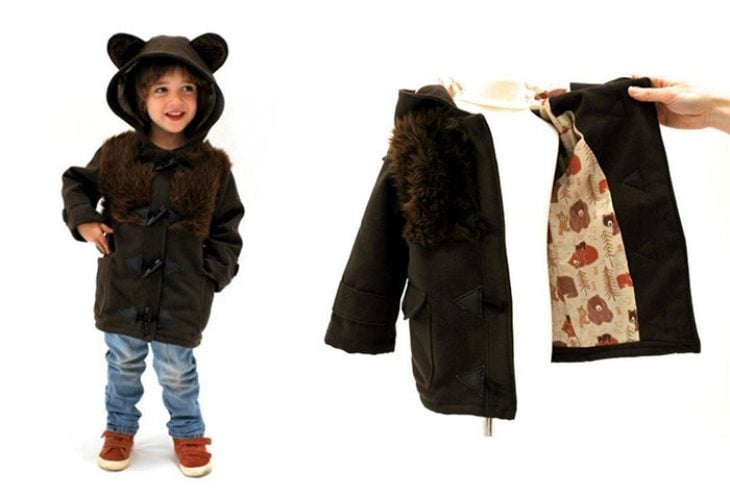 abrigo de oso para niños pequeños
