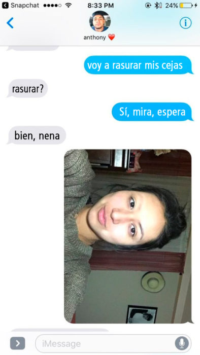 Conversación entre novios