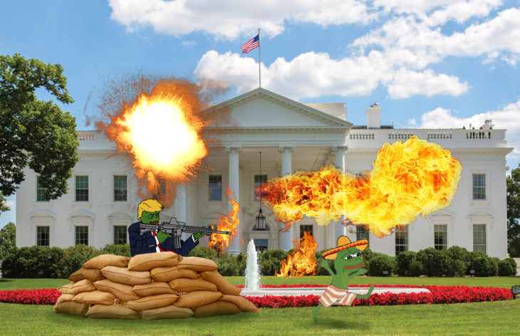 Casa Blanca Photoshop - guerra