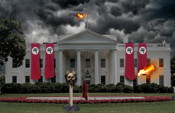 Casa Blanca Photoshop - apocalipsis Donald