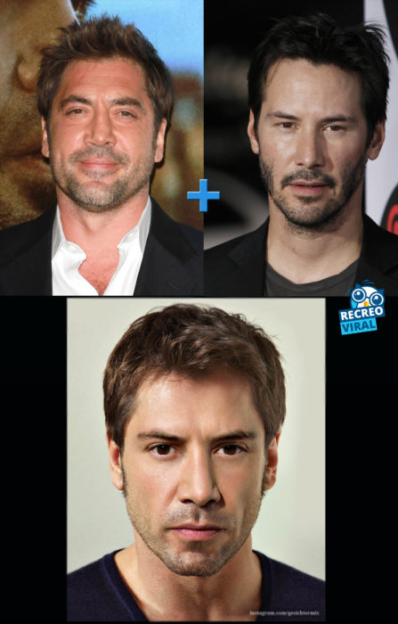 Celebridades fusionadas - Javier y Keanu