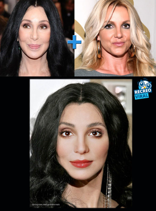 Celebridades fusionadas - Cher y Britney