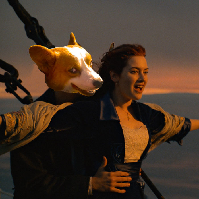 Batalla de Photoshop Corgi - Escena Titanic