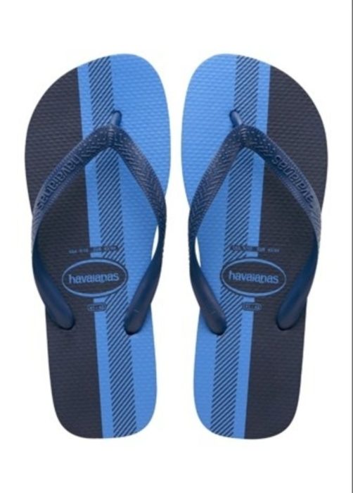 Sandalias azul con negro 