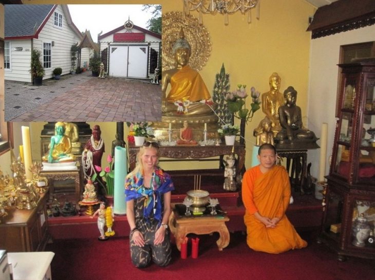 Zillavisitando a un monje budista