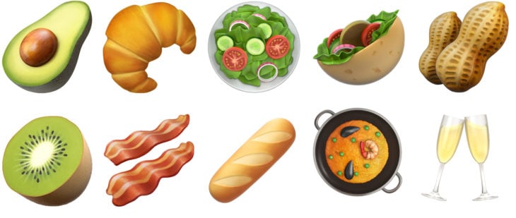 Emojis whats comida
