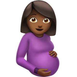 Emoji embarazada