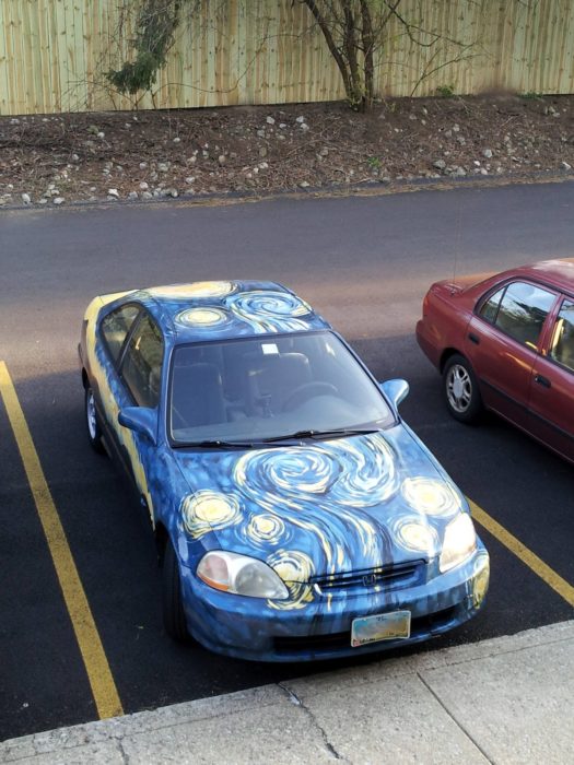 el coche de van gogh