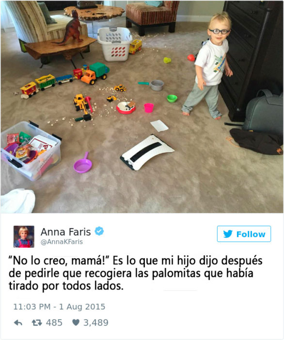 Lo que responden los hijos cuando pides que recojan sus juguetes