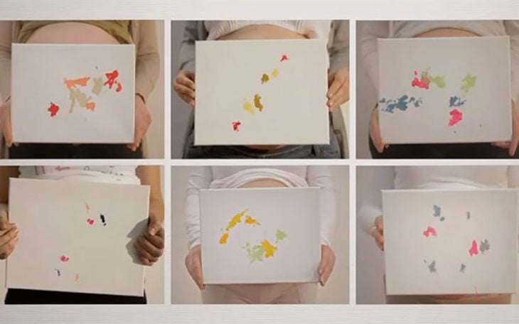 Pinturas realizadas por bebés que aún no nacen 