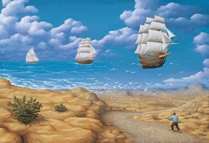 ¿Nubes o barcos?