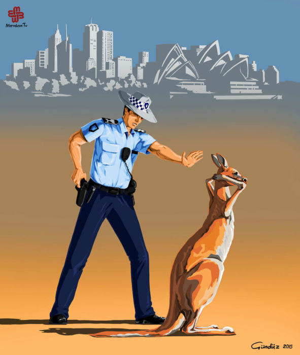 Policía en Australia 