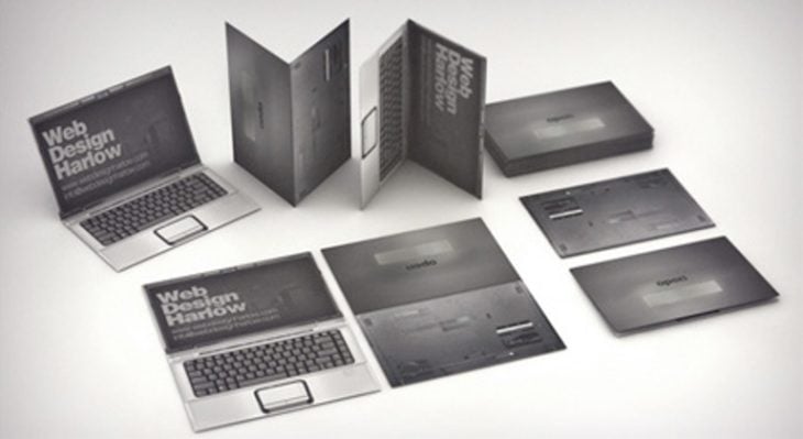 Tarjetas de presentación originales - computadoras