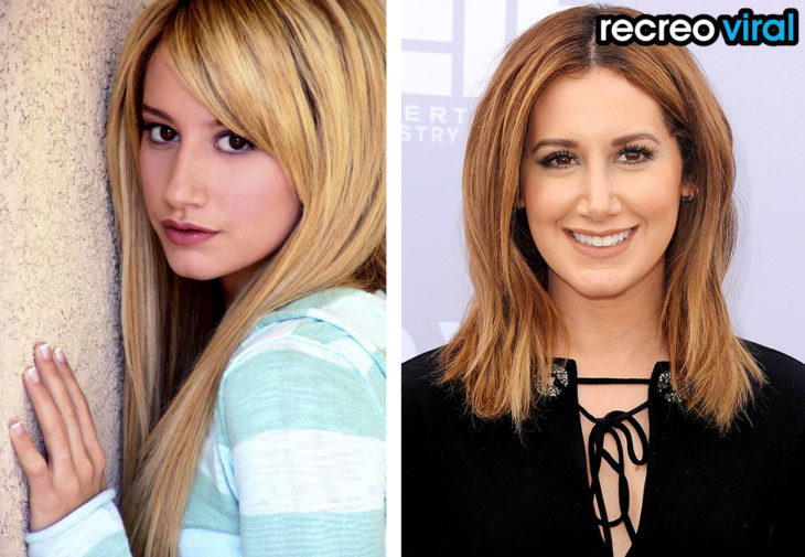 Ashley Tisdale antes y después