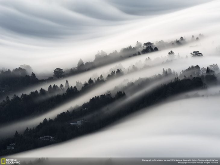 paisaje bajo las nubes 