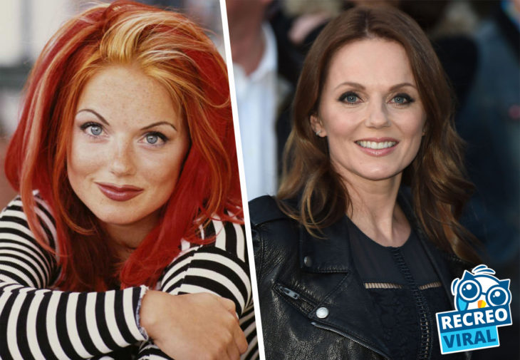 Geri Halliwell antes y después