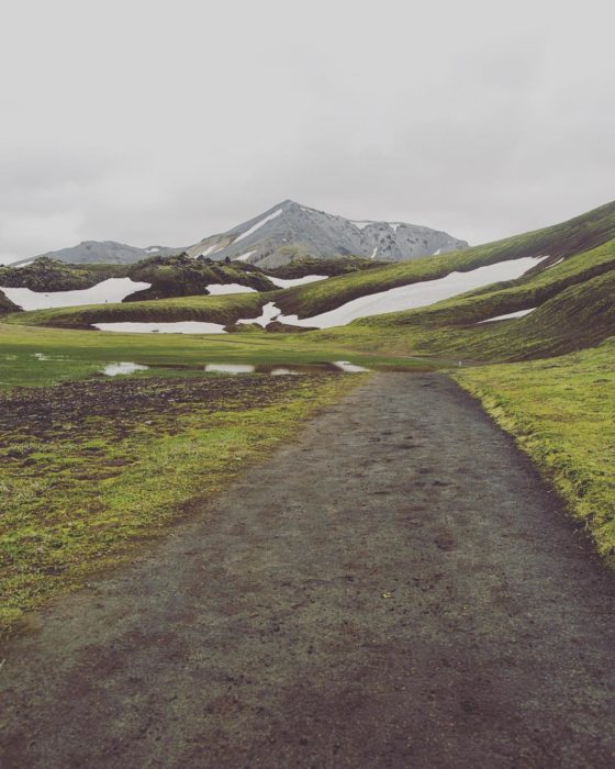 camino natural en islandia