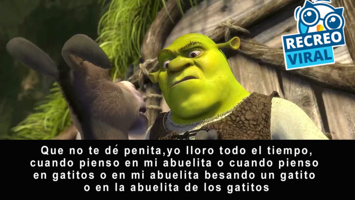 shrek y burro