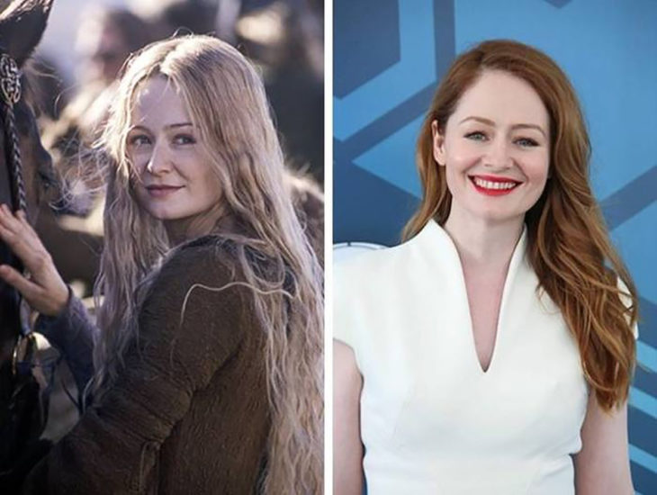 miranda otto en el señor de los anillos y ahora