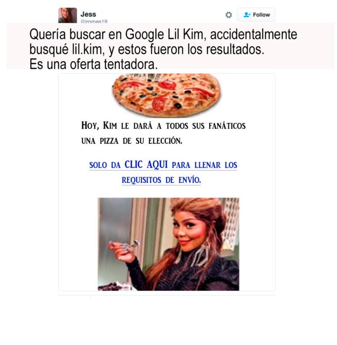 lil kim anunciando pizza