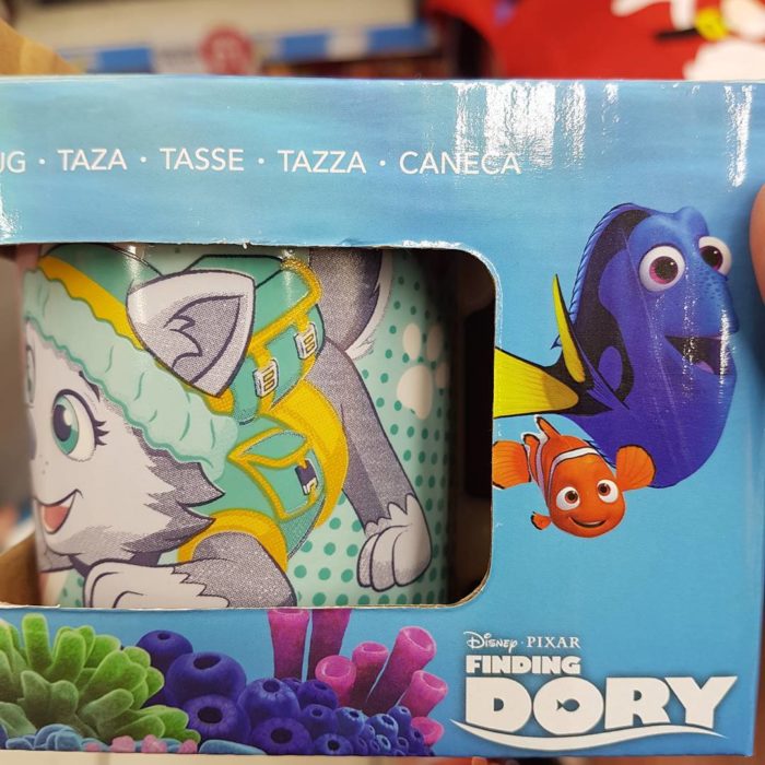 taza d egato en empaque de buscando a dory