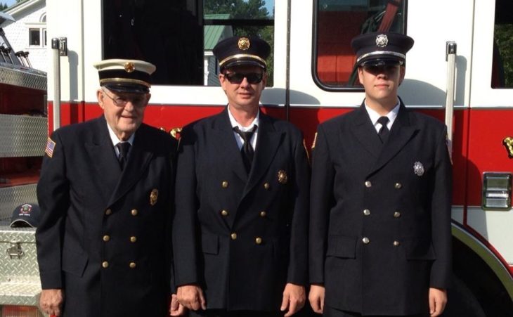 3 generaciones de bomberos