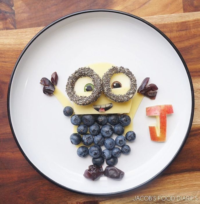 minion hecho de comida