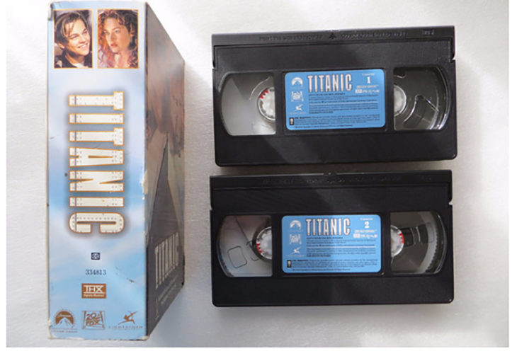 VHS del titanic