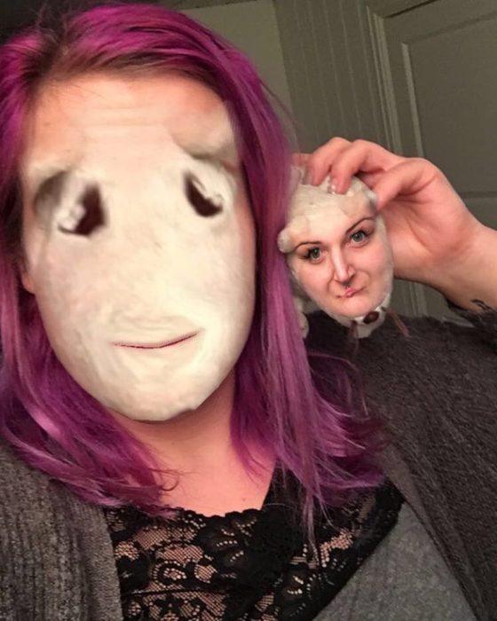 faceswap tétrico de mujer