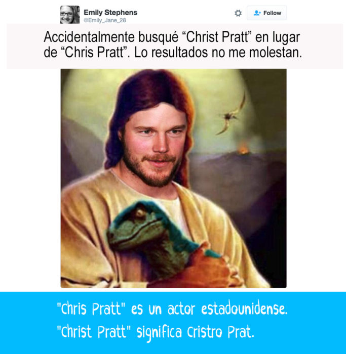 chris pratt como jesucristo cargando un dinosaurio