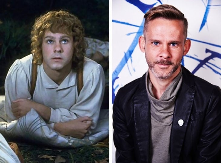 Dominic Monaghan en el señor de los anillos y ahora