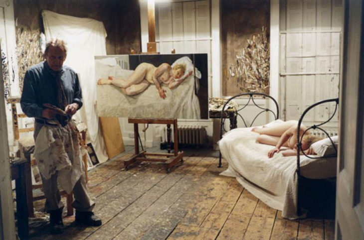 Lucian Freud y su musa 