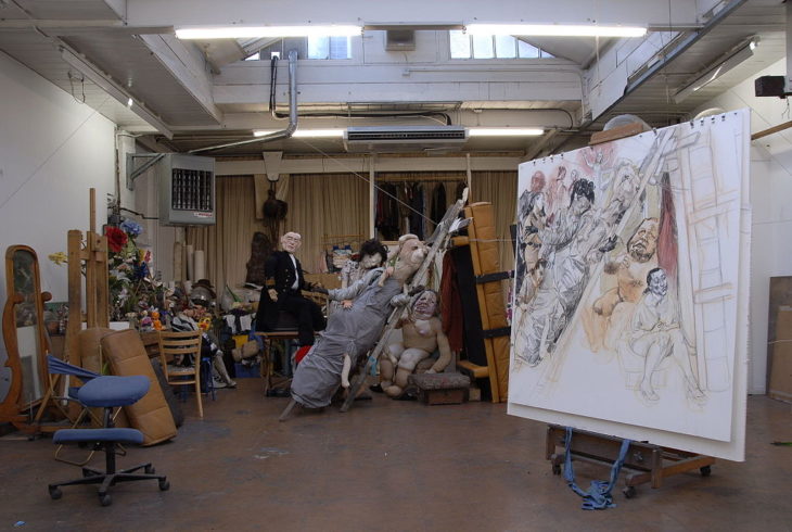 El estudio de Paula Rego 