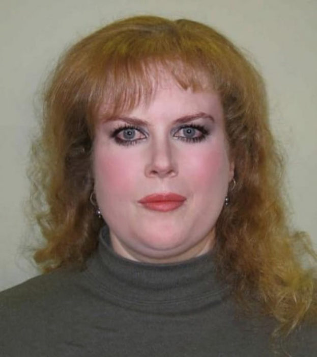 Cómo lucirían los famosos si fueran personas normales - Nicole Kidman gordita y cabello maltratado