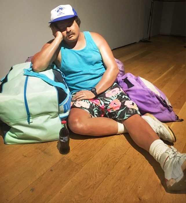 Hiperrealismo Duane Hanson Traveller Viajero