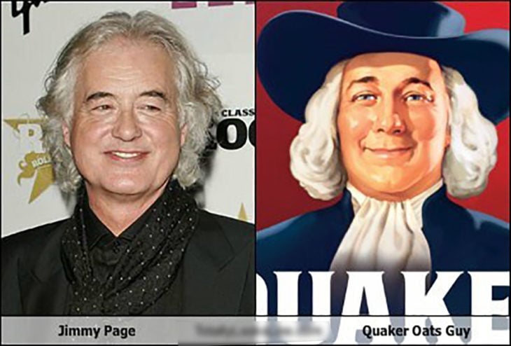 jimmy page y señor de quaker