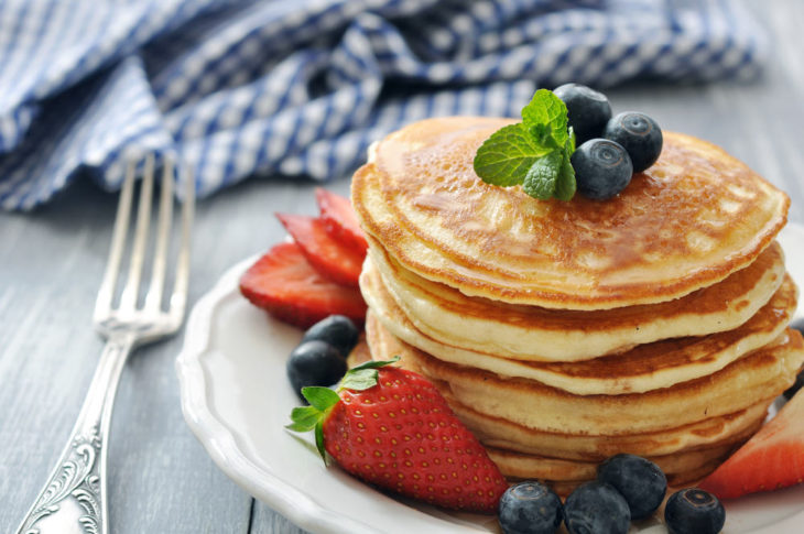 Recetas vegetales - hot cakes de avena