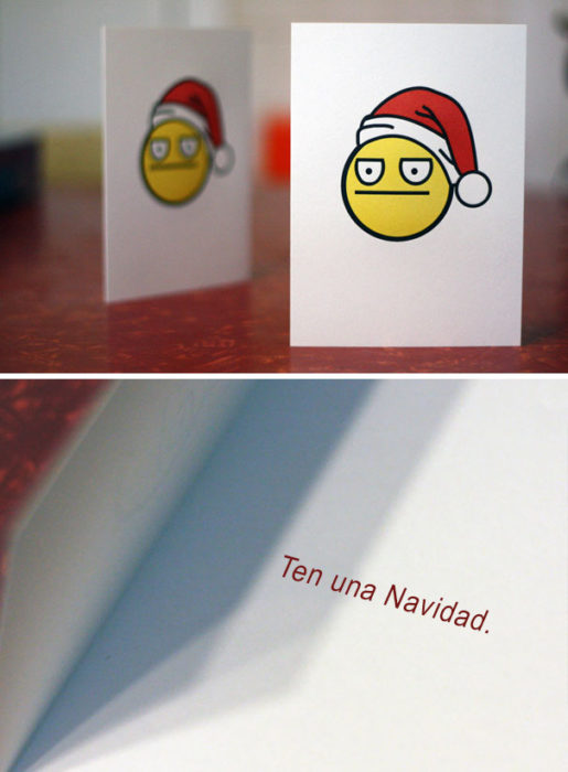 Tarjeta ten una navidad