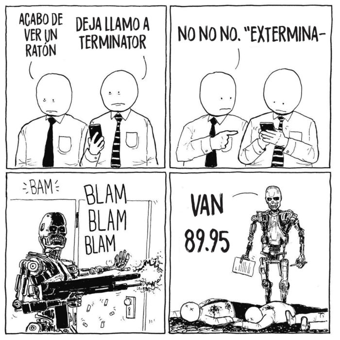 Cómic triste - terminator