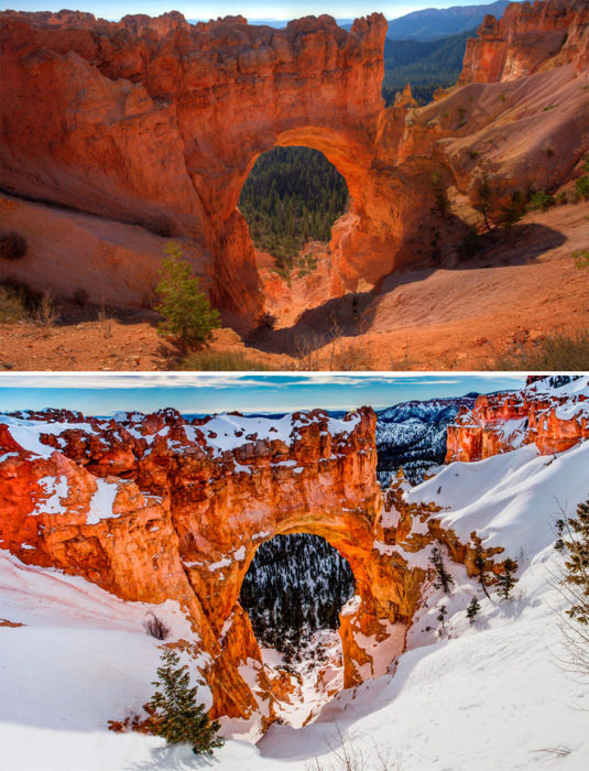 el gran cañon durante el invierno 