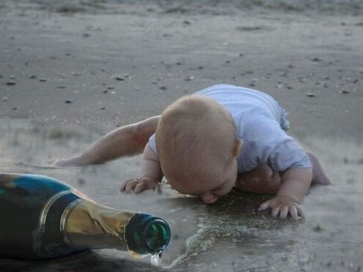 los bebes no saben cuando dejar de beber