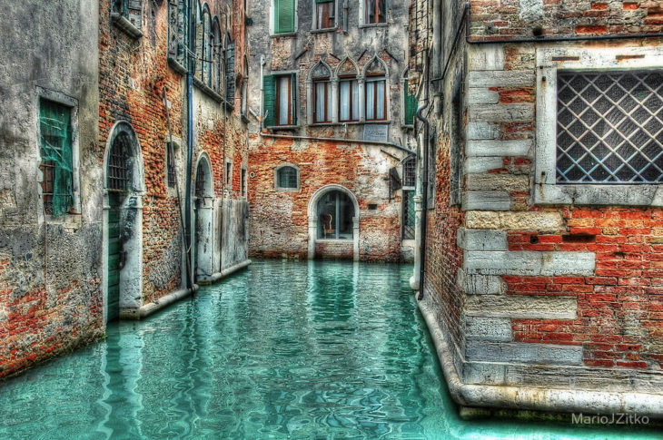 canal de Venecia abandonado