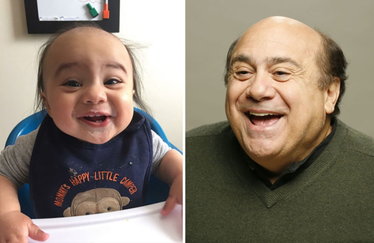 bebé que se parece a danny devito