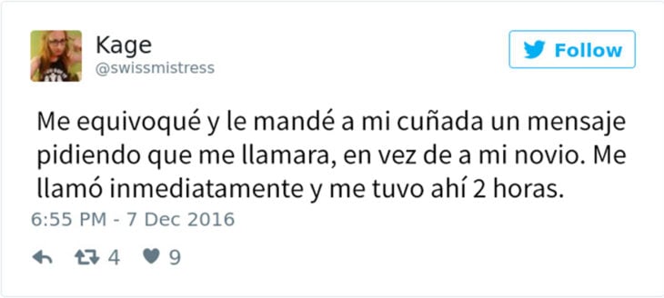 mensaje de texto mal enviado 