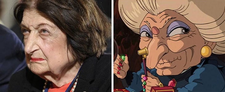 Helen Thomas y Yubaba de Spirited Away